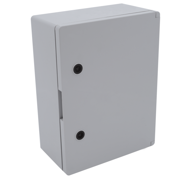 40x60x25 CM Galvaniz Taban Saclı Opak Kapaklı Pano