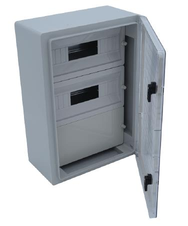 35x50x19,5cm H.Free 30 Otomatlı ve Pakolu Şeffaf Kapaklı Sıva Üstü Otomat Panosu, Ip65