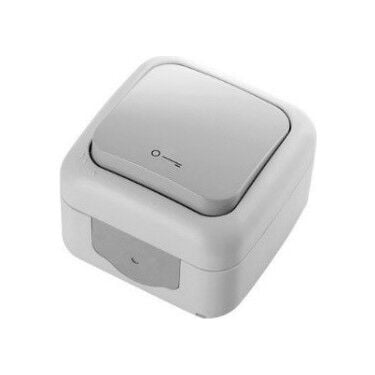 Viko Palmiye Sıvaüstü Nemli Yer Kapı Otomaği Anahtarı Düğmesi