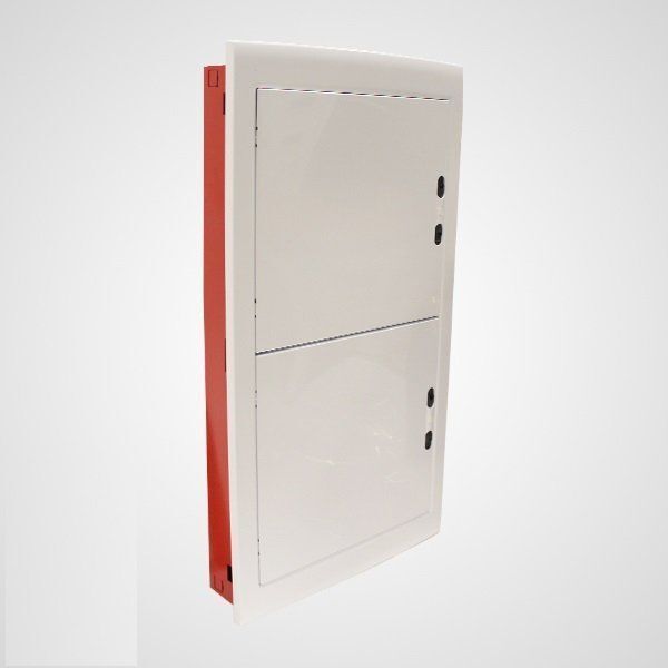 305x544x87 mm 36'lı Sıva Altı Opak Kapaklı Metal Kasalı Sigorta Kutusu