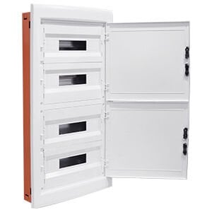 440x855x95 mm 72'li Sıva Altı Opak Kapaklı Metal Kasalı Sigorta Kutusu