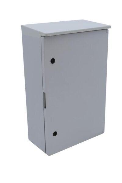 40x60x20cm H.Free Şapkalı Opak Kapaklı Taban Saclı Sıva Üstü Dağıtım Panosu, Ip65