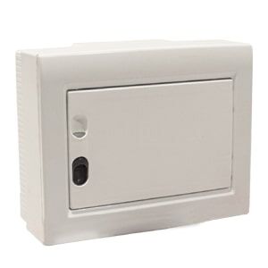 240x193x65 mm 8'li Sıva Üstü Opak Kapaklı Sigorta Kutusu IP40