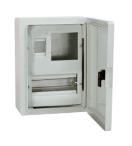 25x33x13 cm H.Free Opak  Kapaklı 1 Mnf. Syç. 2 sig. Kapasiteli Sıva Üstü Sayaç Panosu, Ip65