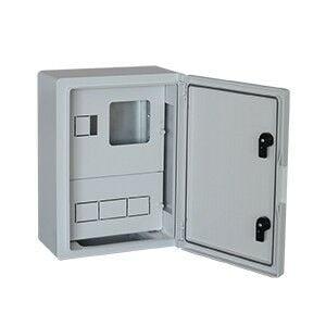 30x40x16,5 cm H.Free Opak  Kapaklı 1 Mnf. Syç. 15 sig. Kapasiteli Sıva Üstü Sayaç Panosu, Ip 65