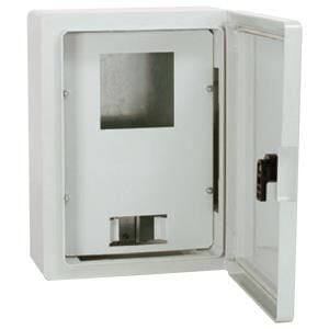 30x40x16,5 cm H.Free Şeffaf Kapaklı 1 Mnf. Syç. 15 sig. Kapasiteli Sıva Üstü Sayaç Panosu, Ip 65