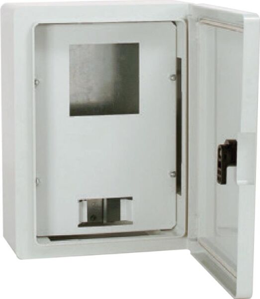 40x50x17,5cm H.Free Şeffaf Kapaklı 1 Trf. Syç. 6 sig. Kapasiteli Sıva Üstü Sayaç Panosu, Ip65