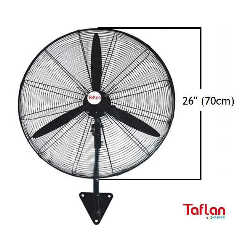 Taflan FW-650 Sanayi Tipi Duvar Vantilatörü 220W
