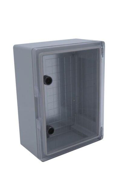 50x70x24,5 H.Free Şeffaf Kapaklı Taban Saclı Galvaniz Taban Saclı  Sıva Üstü Dağıtım Panosu