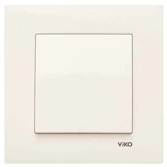 Viko Karre Tekli Elektrik Anahtar Düğme Çerçeveli