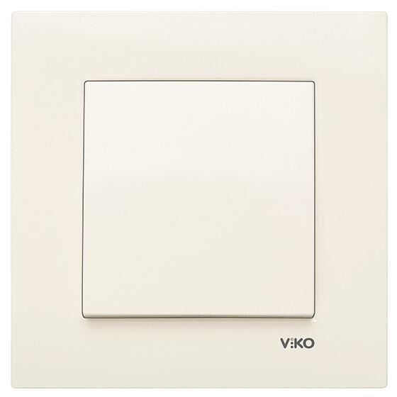 Viko Karre Tekli Elektrik Anahtar Düğme Çerçeveli
