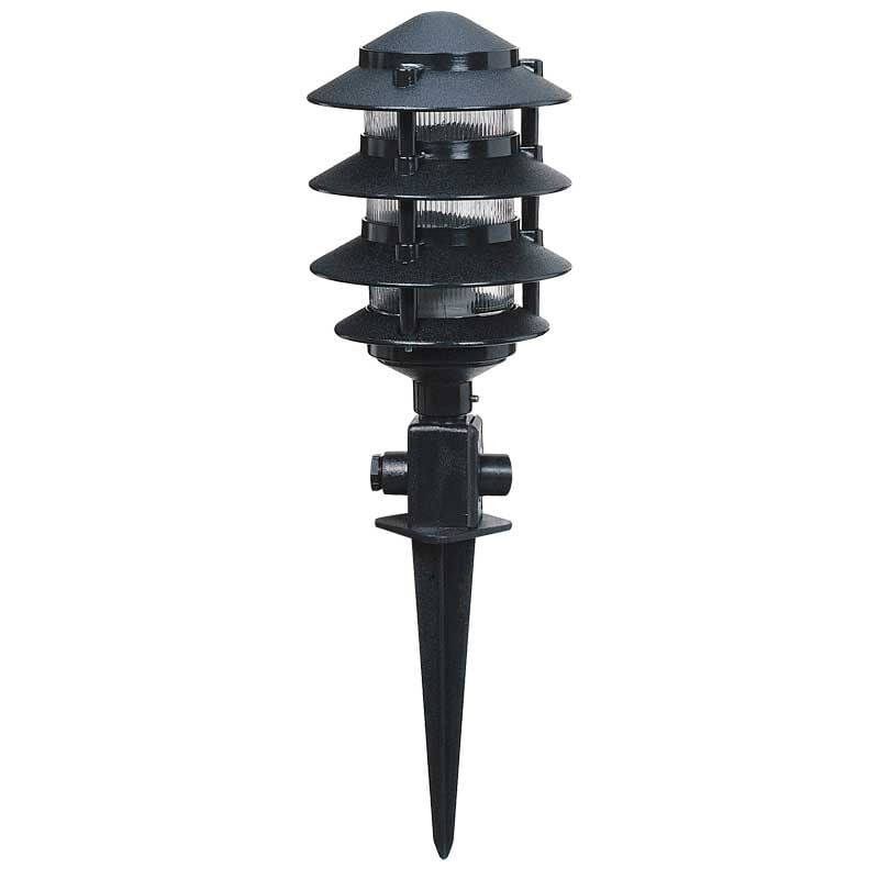 Akrilik Camlı Abs Saplamalı Park Bahçe Çim Armatürü 15x50cm