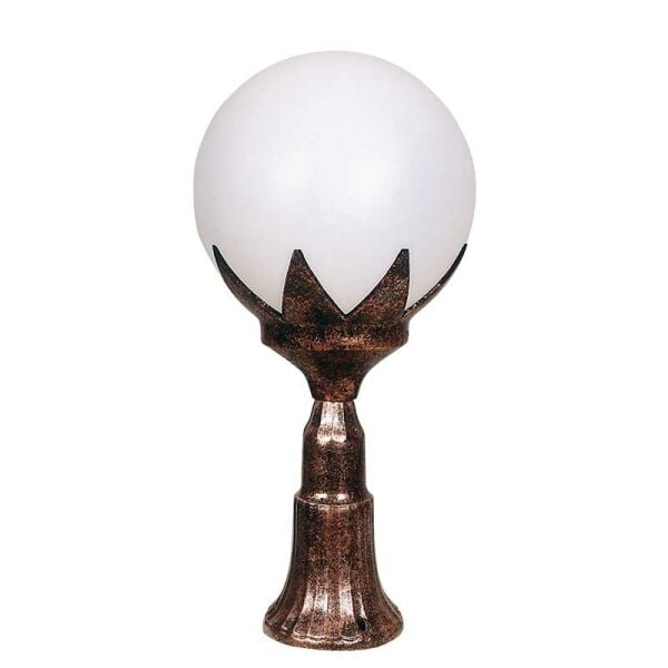 Polietilen Camlı Yapraklı Abs Çim Direkli Park Bahçe Fener 25x55cm