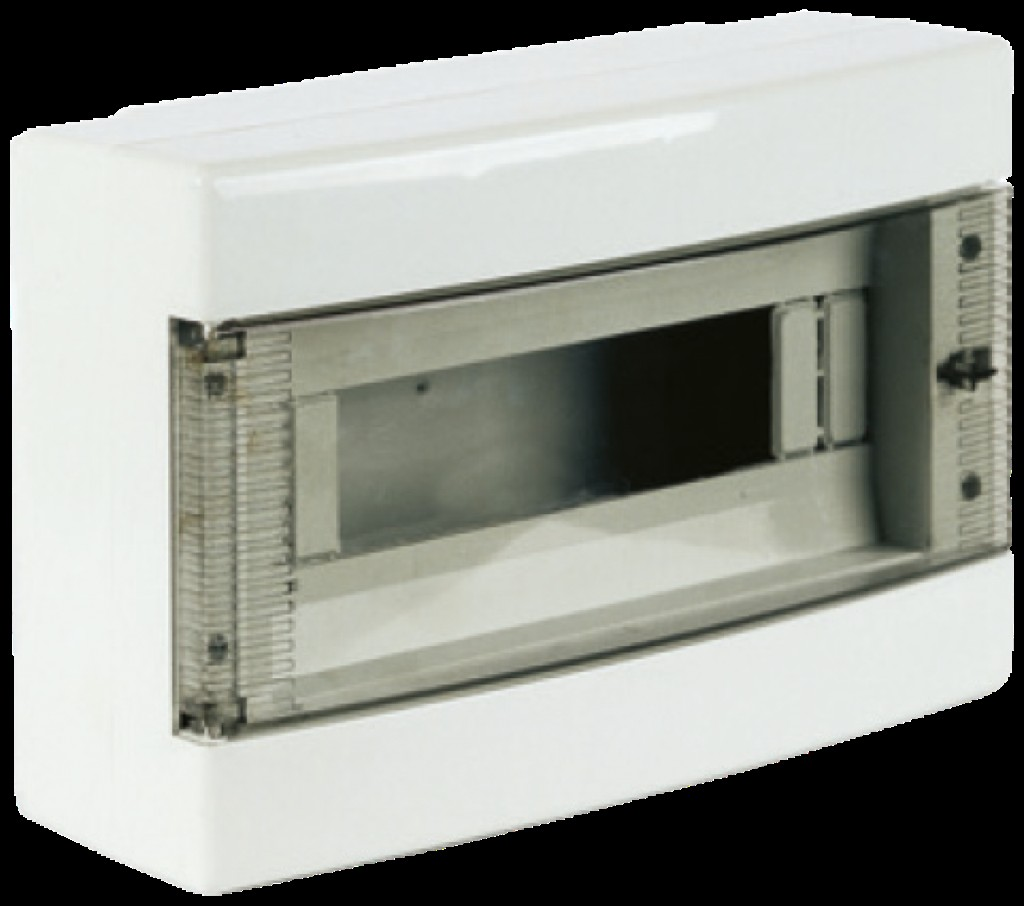 200x180x90 mm Sıva Üstü 8'li Plastik Sigorta Kutusu