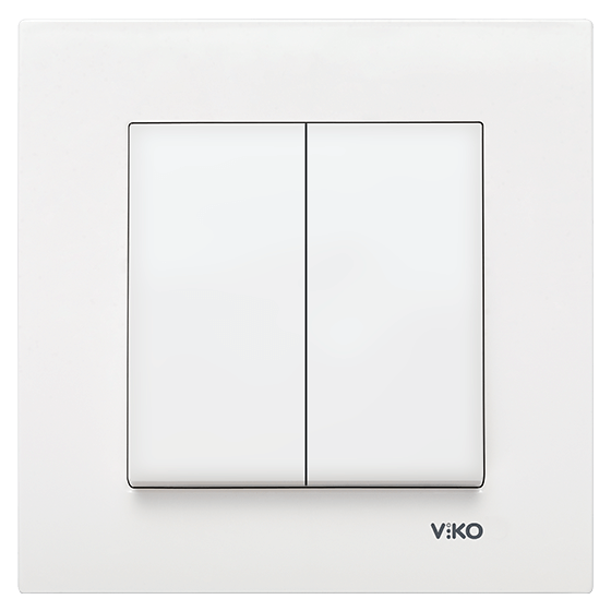 Viko Karre Komutatör Elektrik Anahtar Düğme Çerçeveli