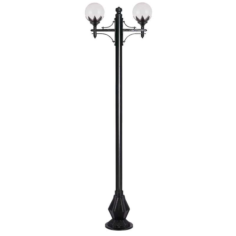 Polietilen Camlı Yapraklı Model Park Bahçe Aydınlatma Direği 80x260cm