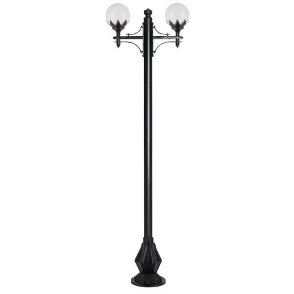 Polietilen Camlı Yapraklı Model Park Bahçe Aydınlatma Direği 80x260cm