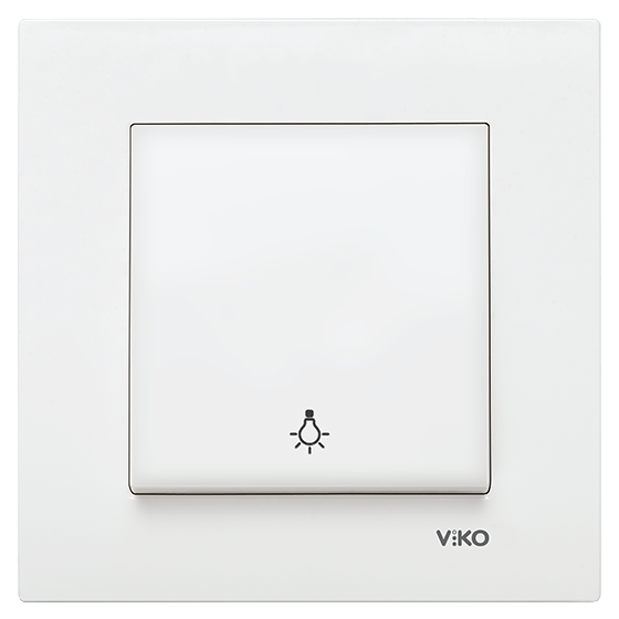 Viko Karre Light Anahtarı Düğmesi Çerçeveli