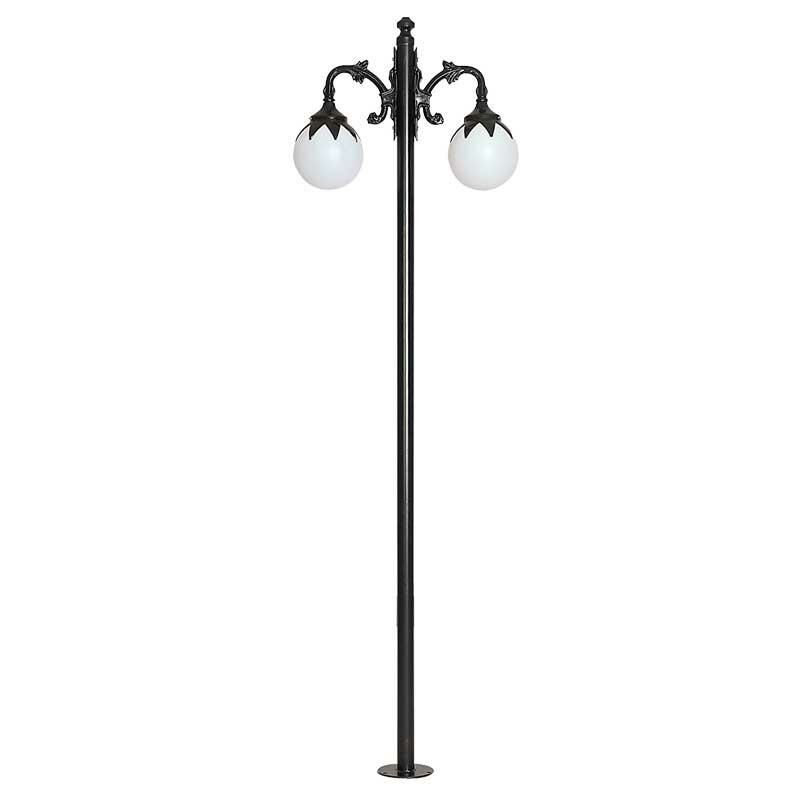 Polietilen Camlı Yapraklı Model Park Bahçe Aydınlatma Direği 80x250cm