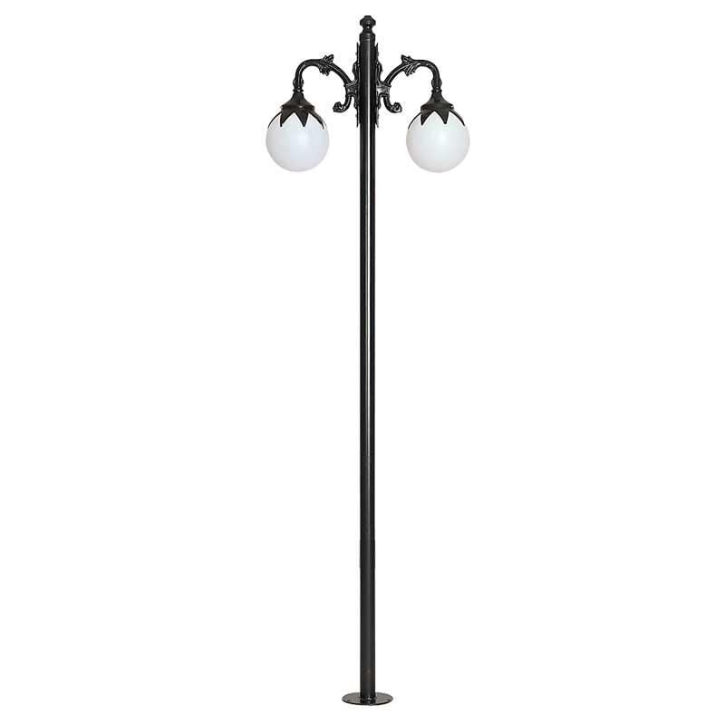 Polietilen Camlı Yapraklı Model Park Bahçe Aydınlatma Direği 80x250cm