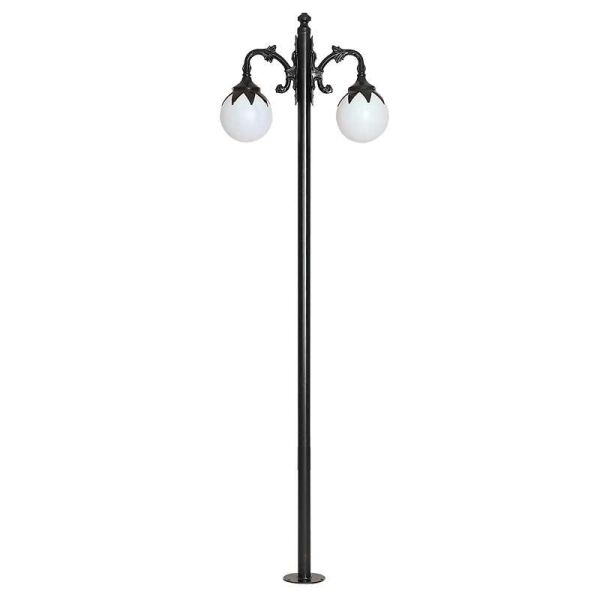 Polietilen Camlı Yapraklı Model Park Bahçe Aydınlatma Direği 80x250cm