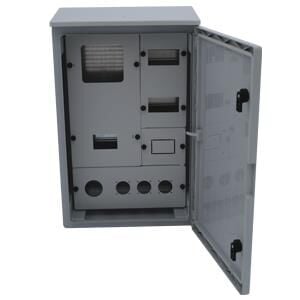 50x60x20cm Şeffaf Kapaklı ABS Şantiye Panosu, 1 Trf. Syç, Tmş+3 Mnf+2Trf Priz, 4+10 Sig.