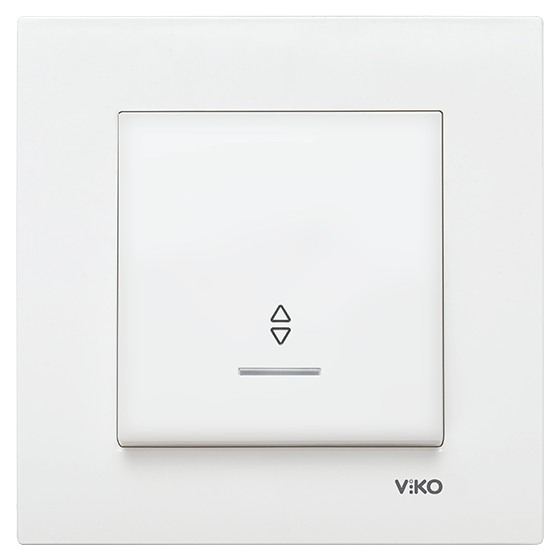 Viko Karre Işıklı Vavien Elektrik Anahtar Düğme Çerçeveli