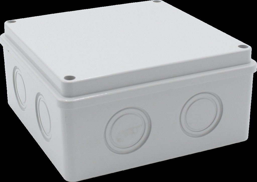 150x150x70 mm Kare ABS Sıva Üstü Kırma Yüzeyli Opak Buat