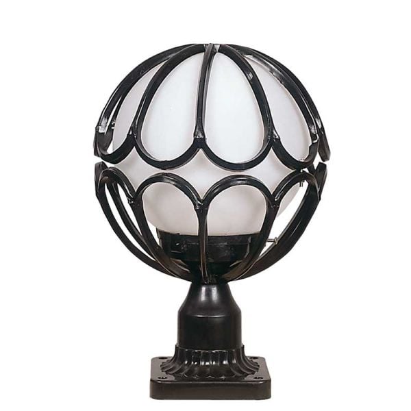 20lik Polietilen Camlı Lale Meridyen Park Bahçe Armatürü 23x38cm