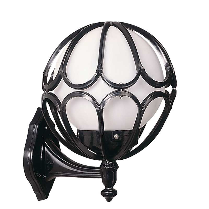 20lik Polietilen Camlı Lale Meridyen Park Bahçe Armatürü 28x34cm