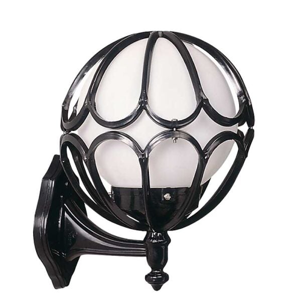 20lik Polietilen Camlı Lale Meridyen Park Bahçe Armatürü 28x34cm