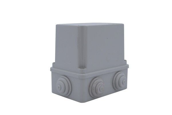 80x120x120 mm Tıpalı Kare Derin ABS Sıva Üstü Rekor Yüzeyli Opak Buat, IP54 H.Free