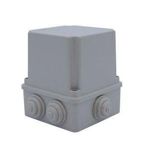 100x100x120 mm Tıpalı Kare Derin ABS Sıva Üstü Rekor Yüzeyli Opak Buat, IP54 H.Free