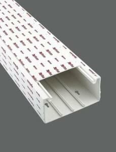 Mutlusan 100x50 mm İçten Kapaklı Beyaz Kablo Kanalı-20 metre