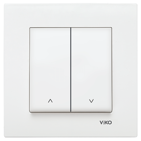 Viko Karre Jaluzi Kumanda Anahtarı Düğmesi Çerçeveli