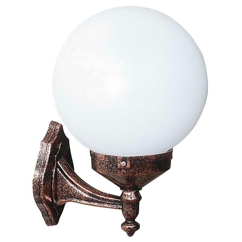 25lik Polietilen Camlı Meridyen Park Bahçe Armatürü 30x35cm