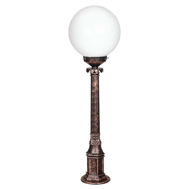 25lik Camlı Meridyen Abs Çim Direkli Park Bahçe Armatürü 25x95cm