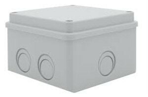 110x110x70 mm Kare ABS Sıva Üstü Kırma Yüzeyli Opak Buat, IP54 H.Free