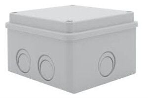 110x110x70 mm Kare ABS Sıva Üstü Kırma Yüzeyli Opak Buat, IP54 H.Free