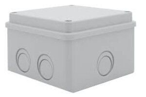 110x110x70 mm Kare ABS Sıva Üstü Kırma Yüzeyli Opak Buat, IP54 H.Free