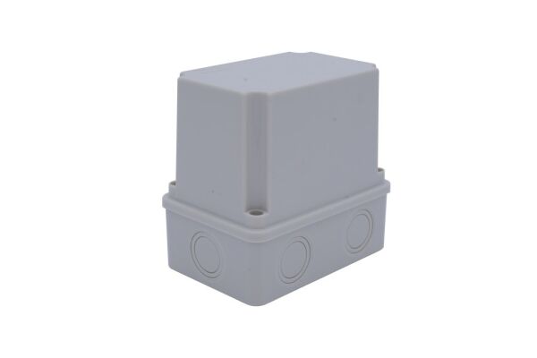 80x120x120 mm Kare Derin ABS Sıva Üstü Kırma Yüzeyli Opak Buat, IP54 H.Free