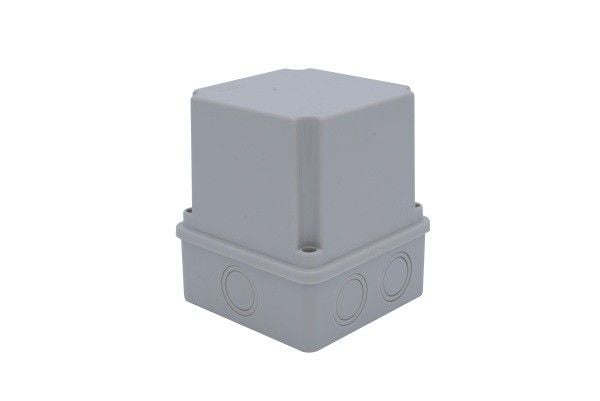 100x100x120 mm Kare Derin ABS Sıva Üstü Kırma Yüzeyli Opak Buat, IP54 H.Free