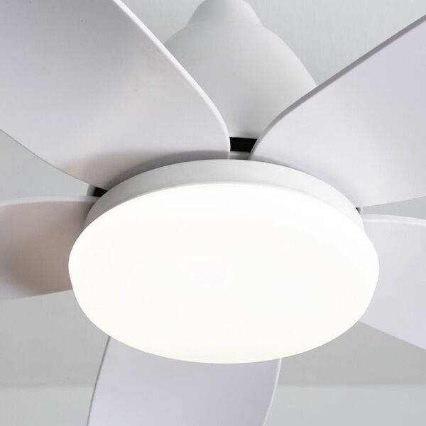 Fancium DKF-502 47'' Led Aydınlatmalı Uzaktan Kumandalı Tavan Vantilatörü Beyaz