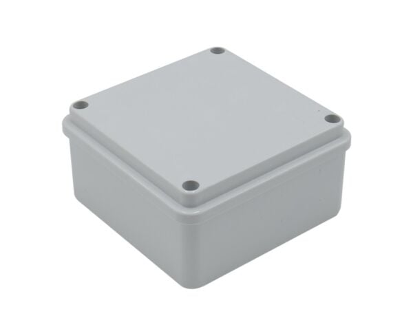 100x100x50 mm Düz Yüzeyli Kare Sıva Üstü ABS Opak Buat, Ip54 H.Free