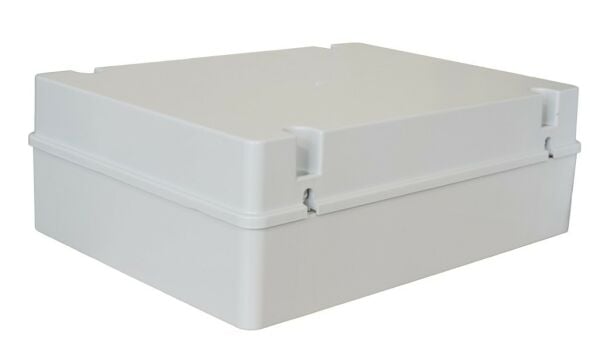 400x300x130 mm Düz Yüzeyli Kare Sıva Üstü ABS Opak Buat, IP67 H.Free