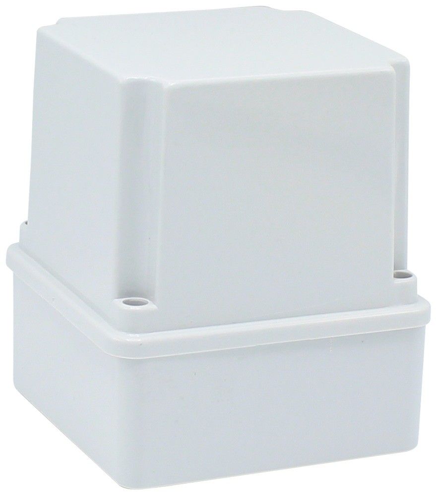 100x100x120 mm Düz Yüzeyli Derin Kare Sıva Üstü ABS Opak Buat, Ip54 H.Free