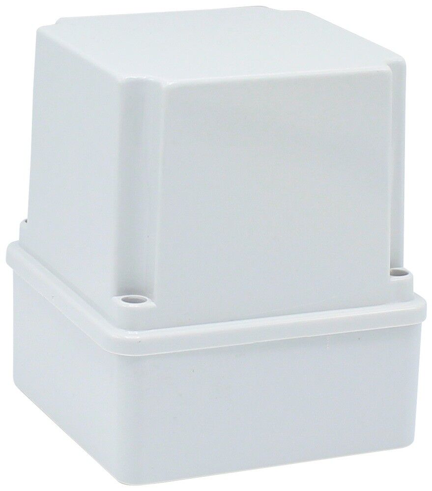 100x100x120 mm Düz Yüzeyli Derin Kare Sıva Üstü ABS Opak Buat, Ip54 H.Free