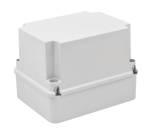 190x145x140 mm Düz Yüzeyli Derin Kare Sıva Üstü ABS Opak Buat, IP67 H.Free