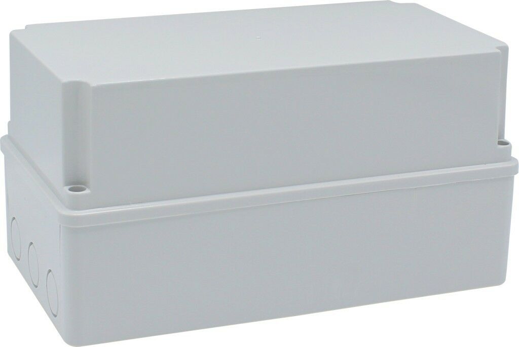 230x125x120 mm Düz Yüzeyli Derin Kare Sıva Üstü ABS Opak Buat, IP67 H.Free