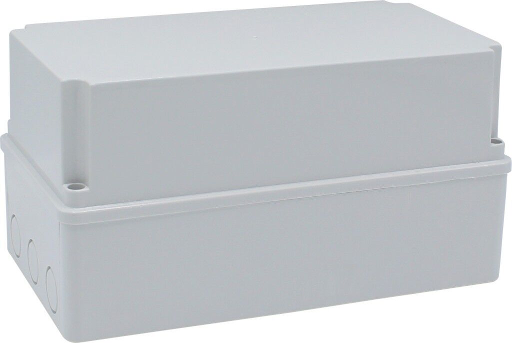 230x125x120 mm Düz Yüzeyli Derin Kare Sıva Üstü ABS Opak Buat, IP67 H.Free